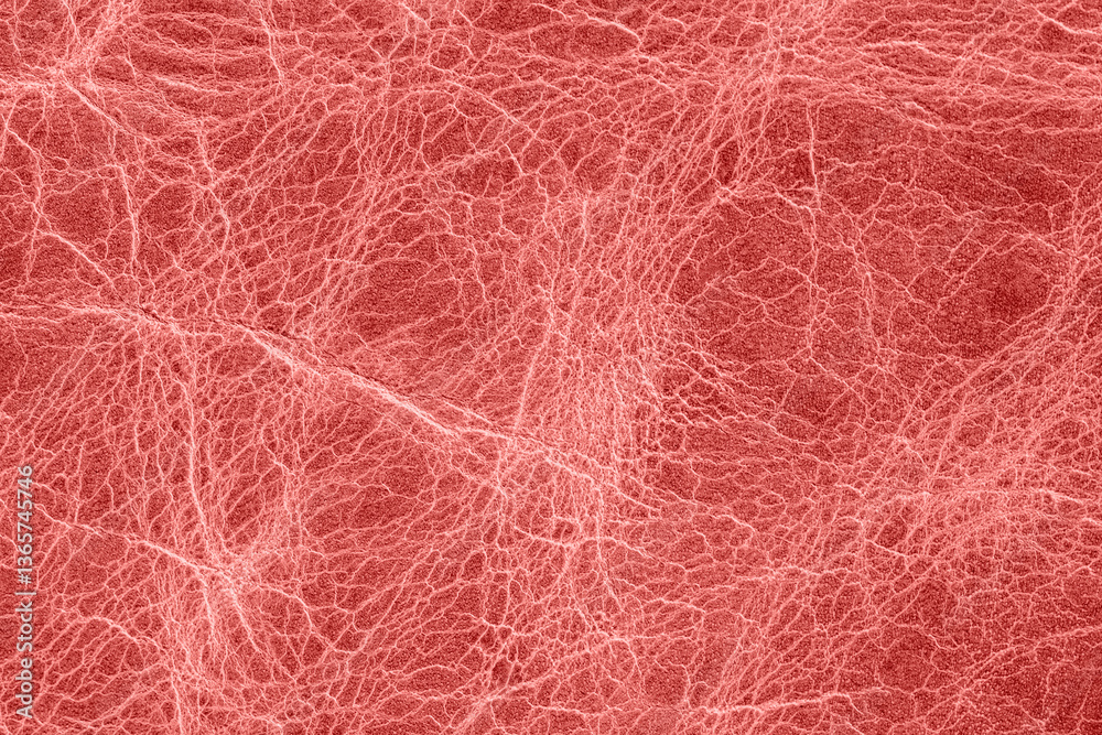 Red cracked leather texture with intricate vein like patterns, organic wrinkles. For backgrounds, fashion design, luxury materials. Leather texture, expressive wrinkles, organic pattern, macro view Red cracked leather texture with intricate vein like patterns, organic wrinkles. For backgrounds, fashion design, luxury materials. Leather texture, expressive wrinkles, organic pattern, macro view