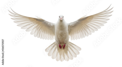 Photos Isolated Dove in Flight