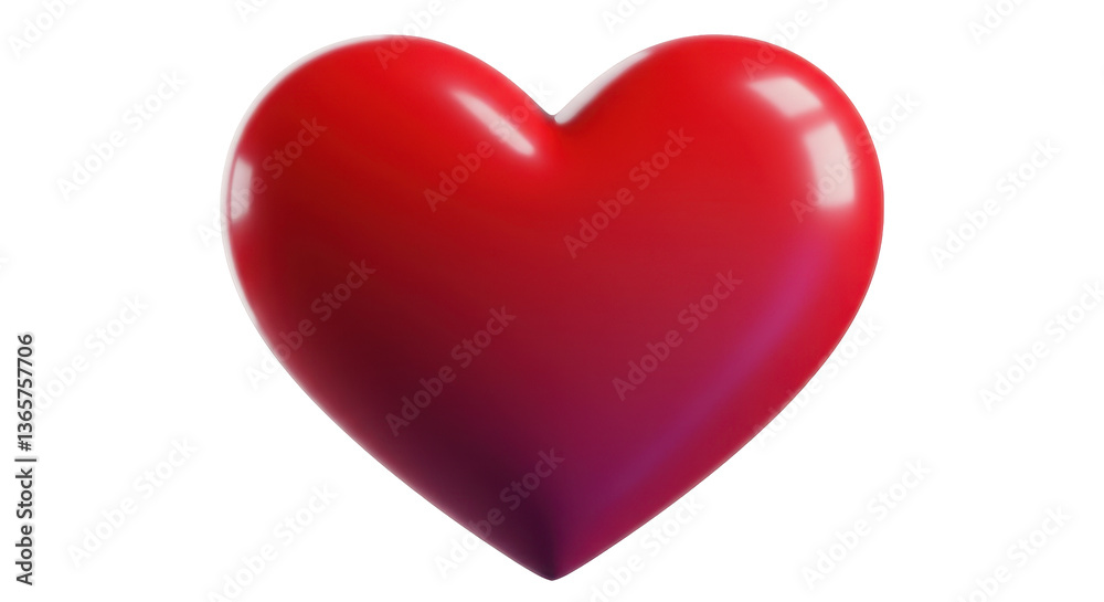 Isolated Red Heart Isolated Red Heart