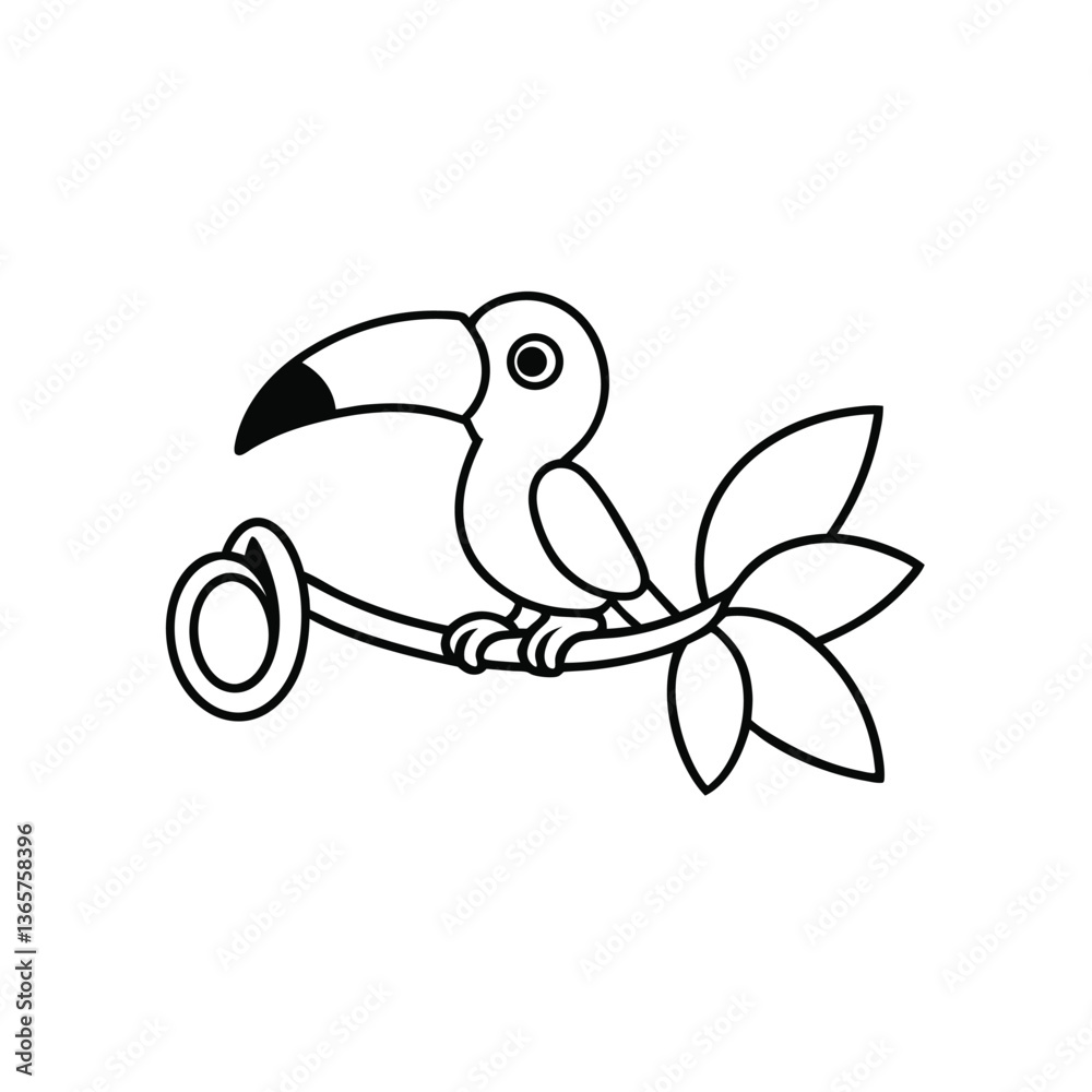 Obraz premium bird on a branch