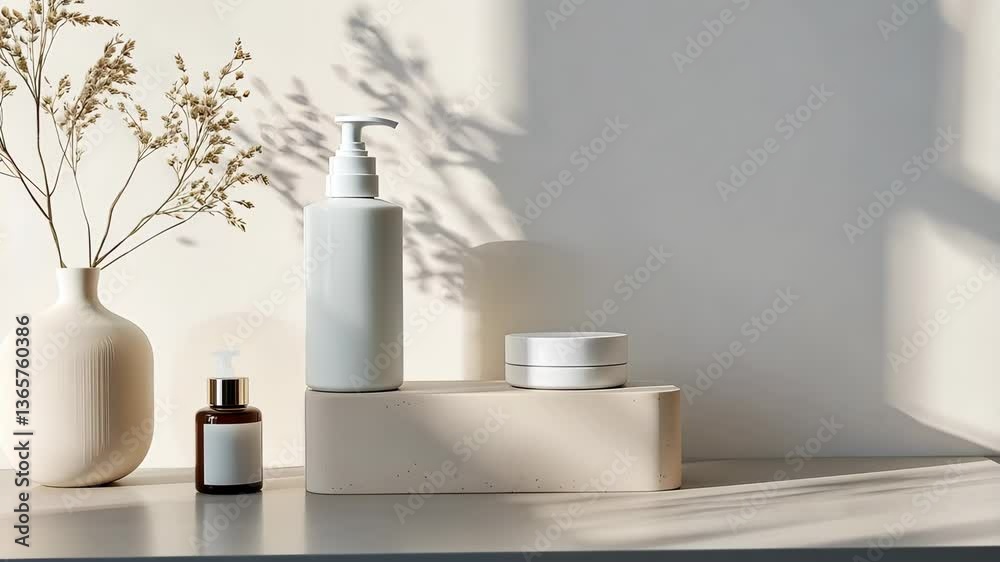 custom made wallpaper toronto digitalA clean product mockup scene with neutral colors and blank packaging for branding digital