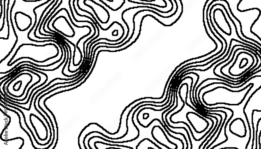 Black and white abstract contour pattern for sporty background and jersey design. Fully editable vector element. Vector Format Illustration. EPS10 Black and white abstract contour pattern for sporty background and jersey design. Fully editable vector element. Vector Format Illustration. EPS10