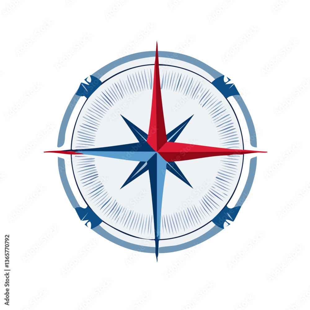 compass isolated vector icon app button design