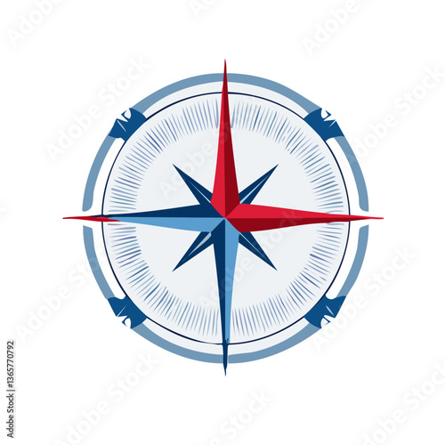 Obraz na płótnie compass isolated vector icon app button design w salonie