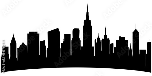 city skyline silhouette vector