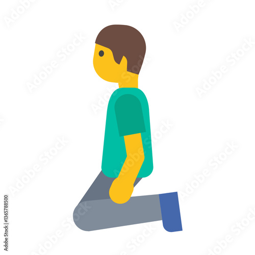 Person Kneeling
