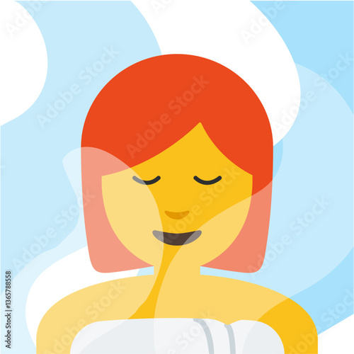 Spa Woman (Red Hair)
