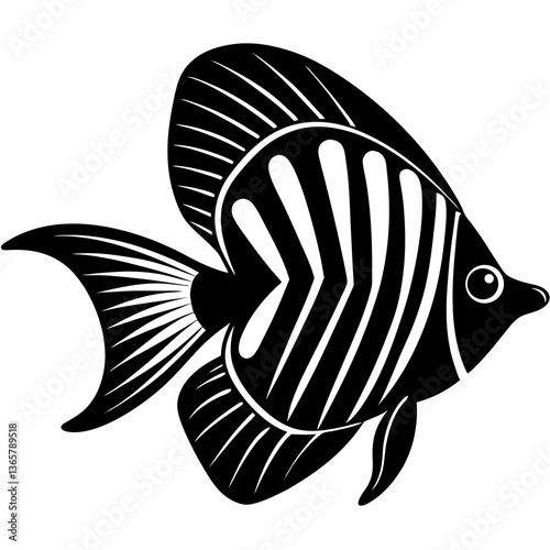 Butterflyfish Vector Illustration – High-Quality Digital Download