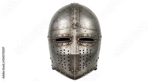 Принти на полотні Isolated Medieval Helmet