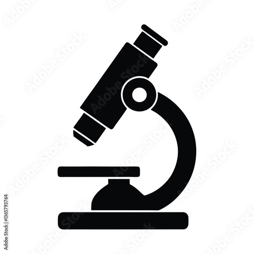 microscope isolated on white