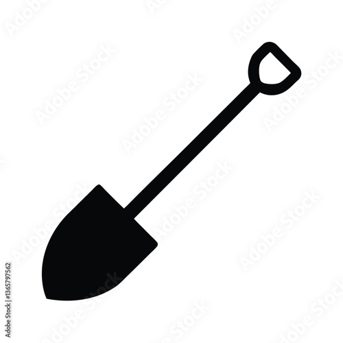shovel isolated on white