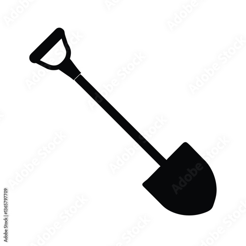 shovel isolated on white