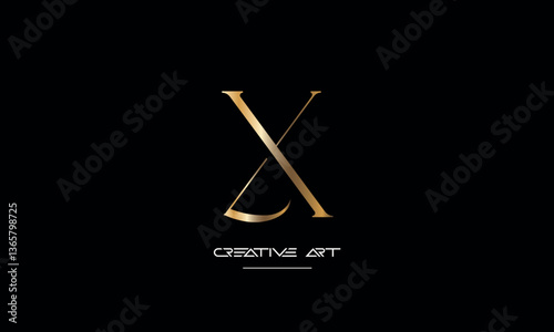 LX, XL, L, X abstract letters logo monogram