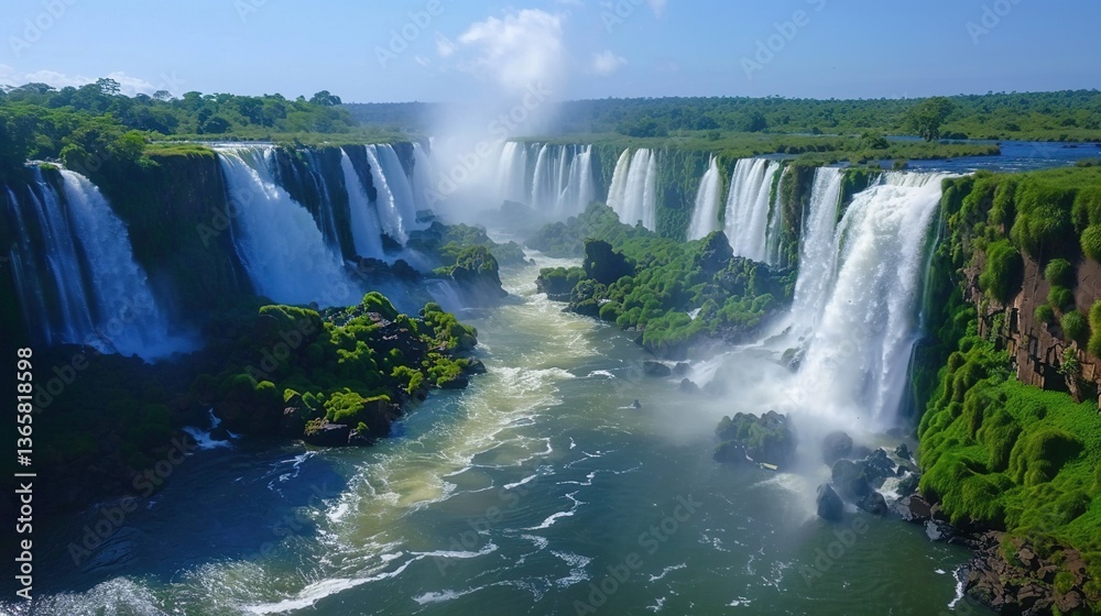 Iguazu Falls: The Majestic Natural Wonder at the Brazil - Argentina Border Iguazu Falls: The Majestic Natural Wonder at the Brazil - Argentina Border