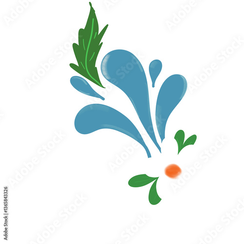 vector illustration of a flower