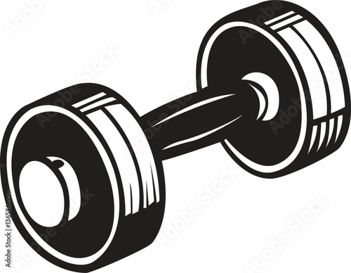 Dumbbell body fitness exercise 