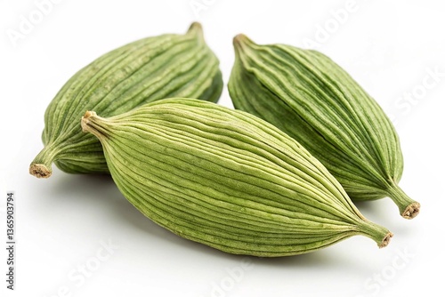 Wallpaper Mural Green cardamom pods isolated on a transparent background Torontodigital.ca