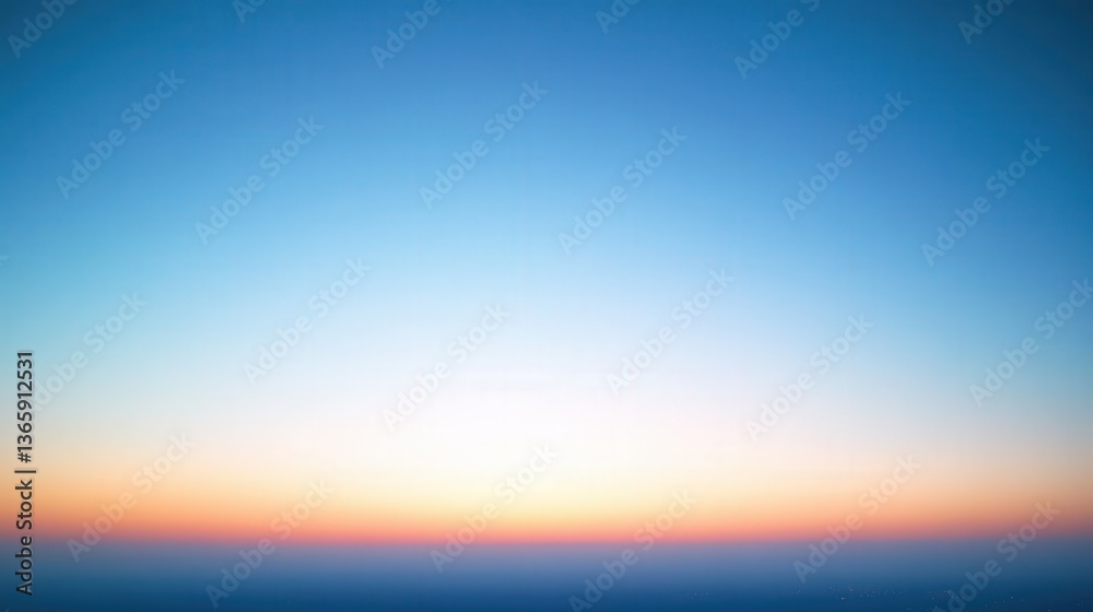 Fototapeta premium Sunrise Sky Gradient Color