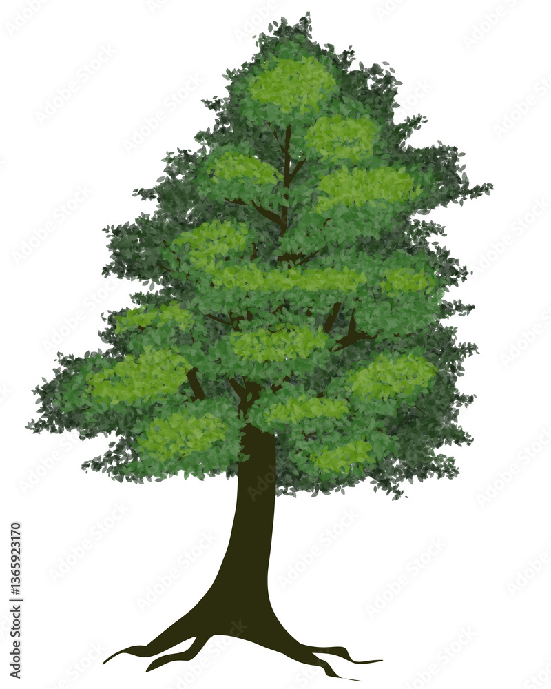 Fototapeta premium Green tree