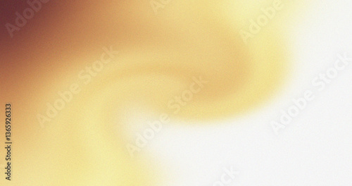 Abstract Swirling Golden Yellow Beige Brown Gradient Texture Background Design