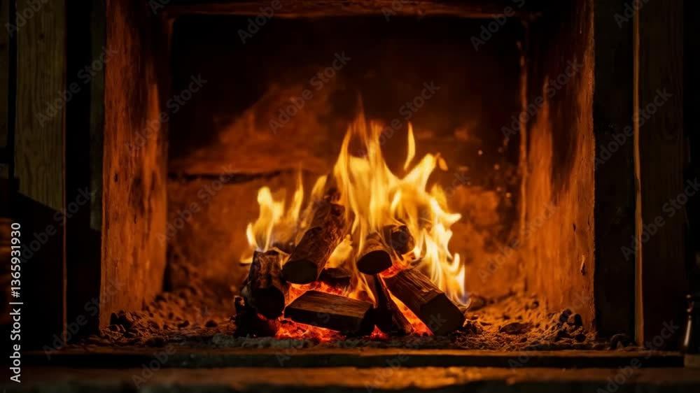 A warm blaze crackles in the fireplace, illuminating the room as logs burn brightly. The inviting glow creates a cozy atmosphere perfect for a chilly night spent indoors A warm blaze crackles in the fireplace, illuminating the room as logs burn brightly. The inviting glow creates a cozy atmosphere perfect for a chilly night spent indoors