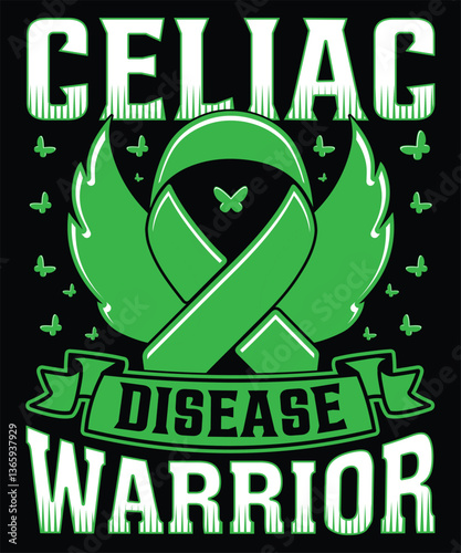 Celiac disease warrior t shirt design