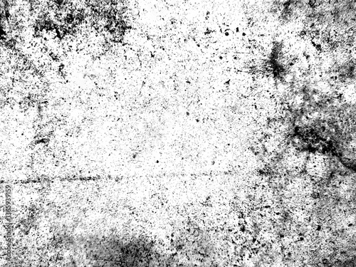 Rough stone vector background. Grunge texture with a natural, uneven surface for a rugged, aged effect. Black and white overlay