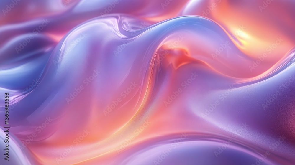 Abstract Colorful Fluid Waves in Soft Pastel Tones and Light Effects Abstract Colorful Fluid Waves in Soft Pastel Tones and Light Effects