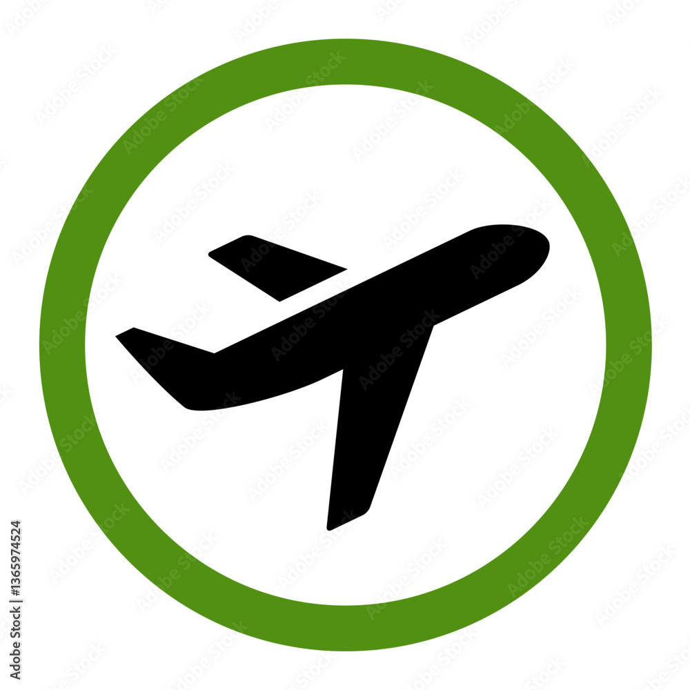 Obraz premium Airplane Icon