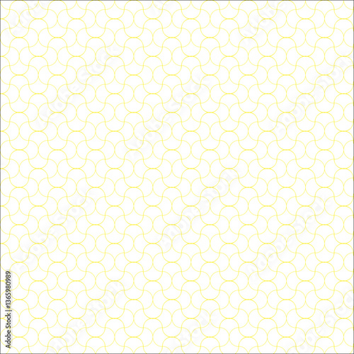 Yellow Gold Color Geometric Abstract Seamless Pattern Oriental Tradittional Desing for Backgound, Carpet, Wallpaper, Clothing, Wrapping, Fabric, Vector, Illustration. Style