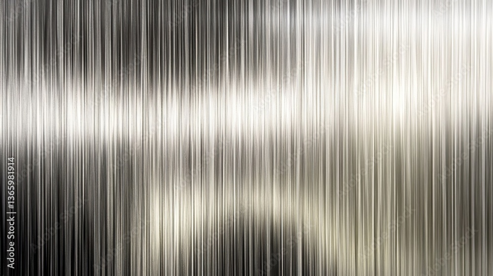 Abstract metallic texture background with vertical lines creating a sleek, modern appearance.