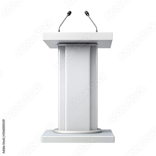 podium with microphone