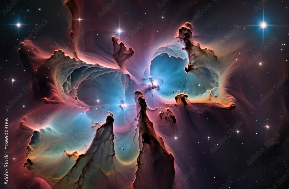 Obraz premium nebula and space
