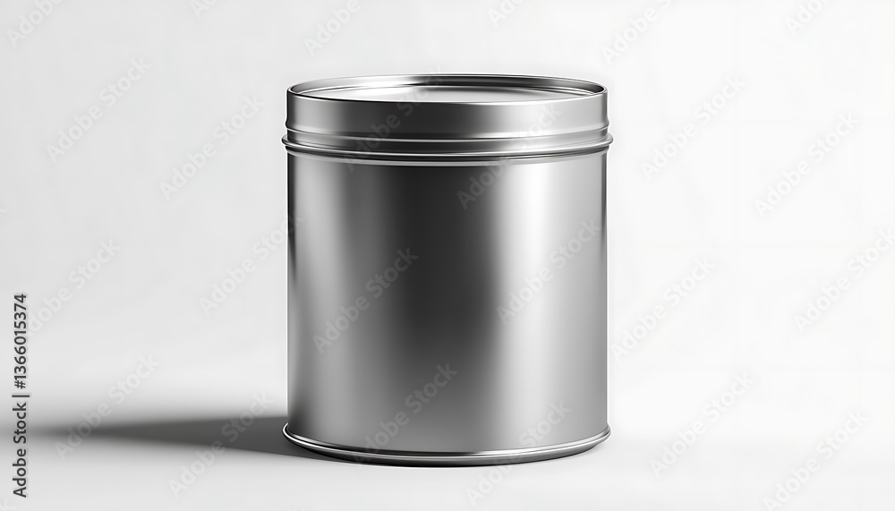 Aluminum can mockup on white background with clipping path. Aluminum can mockup on white background with clipping path.