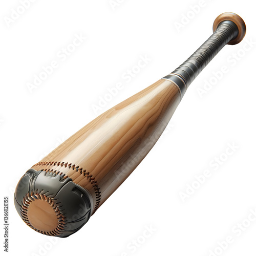 softball bat isolated on a white background