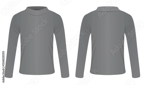 Grey  man base layer. vector