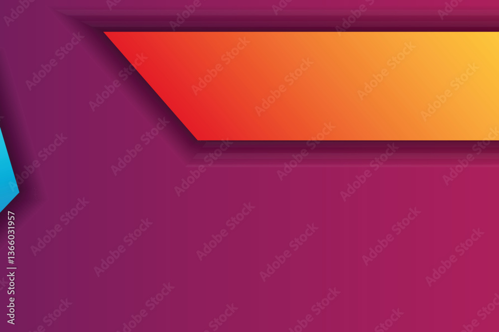 Obraz premium Abstract Geometric Design with Gradient Colors