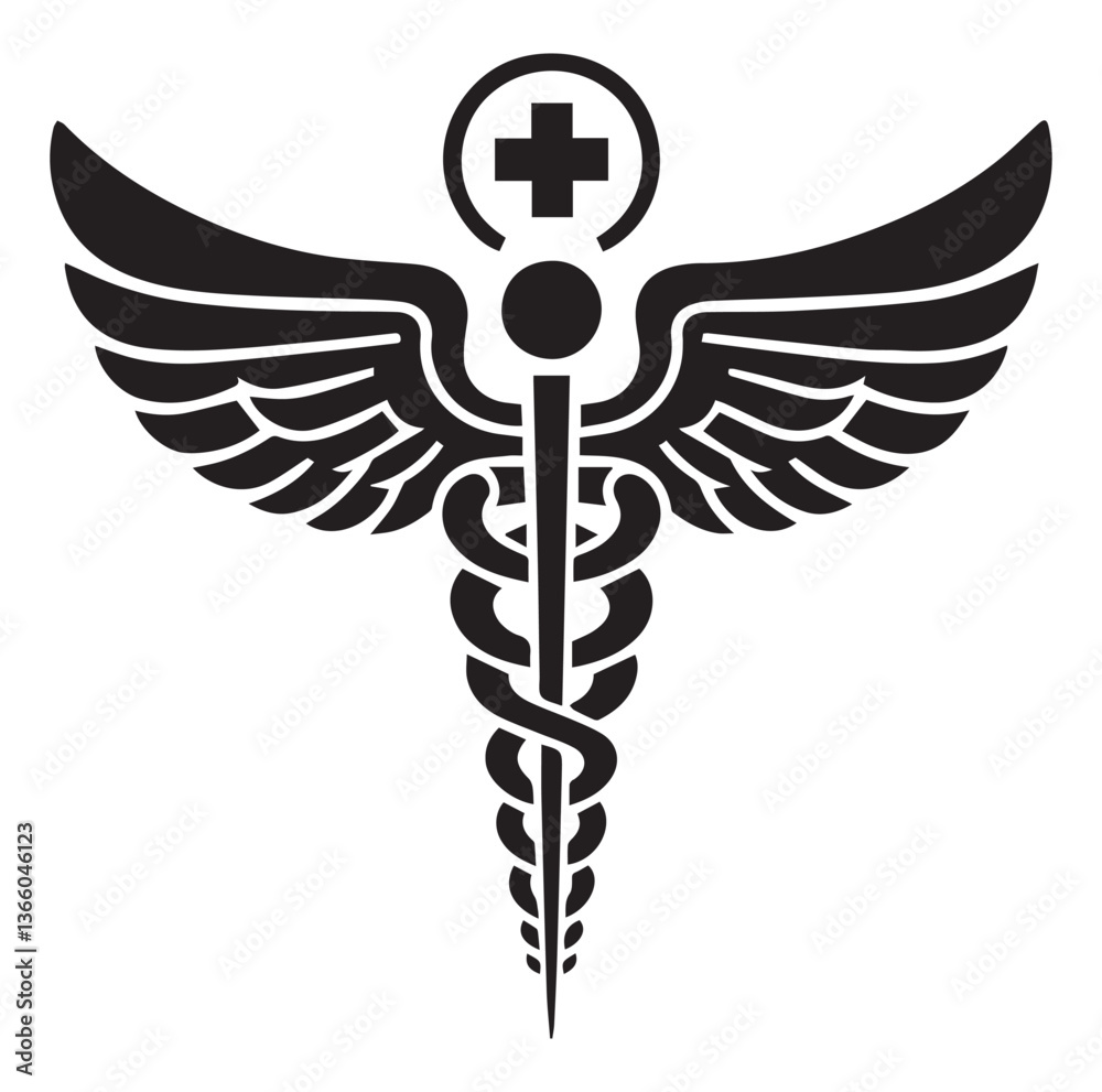Caduceus health vector Caduceus health vector