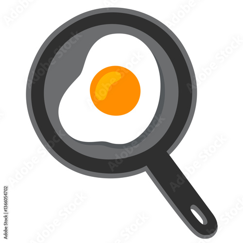 Frying Pan with Egg
