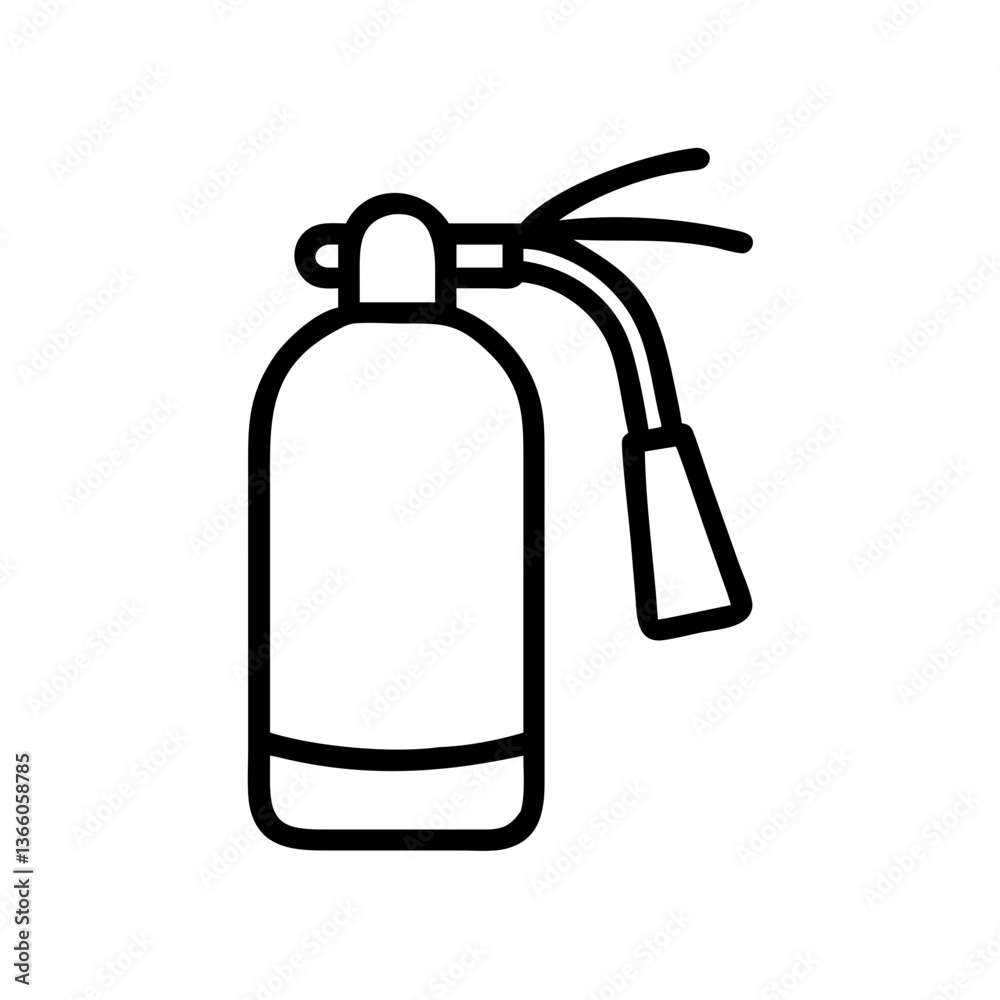 Safety First: Modern Fire Extinguisher Icon for Emergency Situations and Precautions Safety First: Modern Fire Extinguisher Icon for Emergency Situations and Precautions