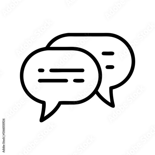 Colorful Chat Bubble Icon for Messaging Apps