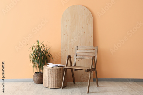 Modern interior design with...