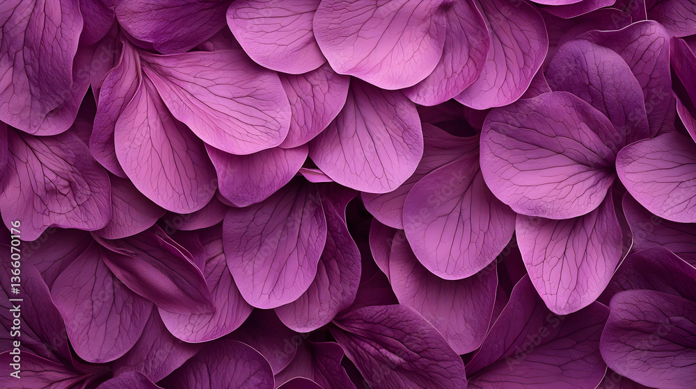 Naklejka premium Close Up Purple Flower Petals Background