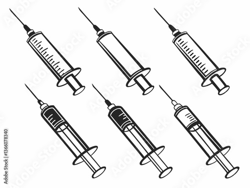 set of syringes