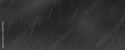 Raindrops on transparent background. Storm with rain and white cloud isolated on transparent background. Downpour, hail rainy weather. Rain and snow, rain and hail png.