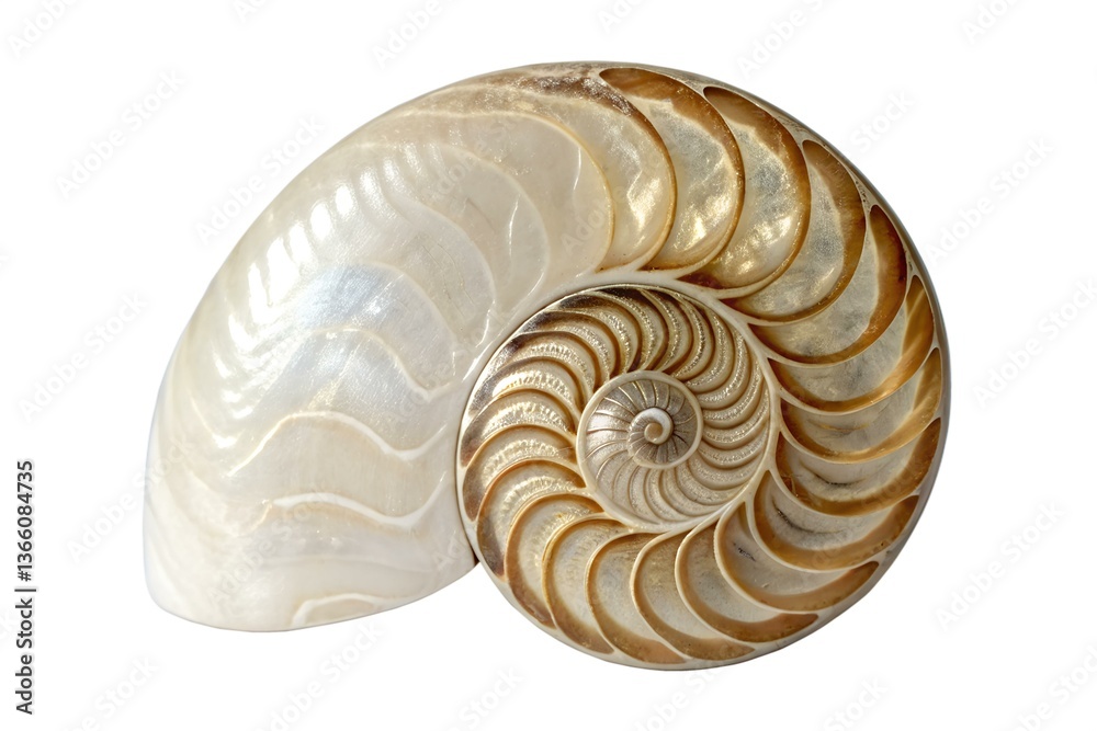 Obraz premium Nautilus Shell Close-up