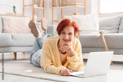 Beautiful redhead happy mat...