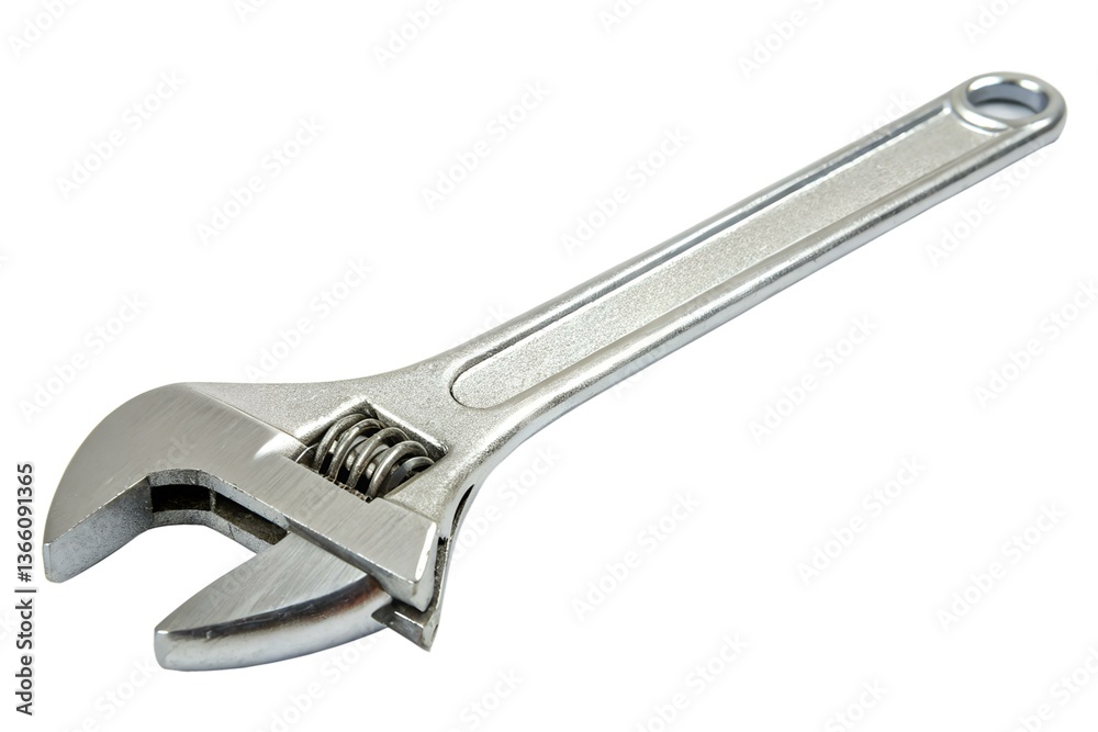 Silver Adjustable Wrench Silver Adjustable Wrench
