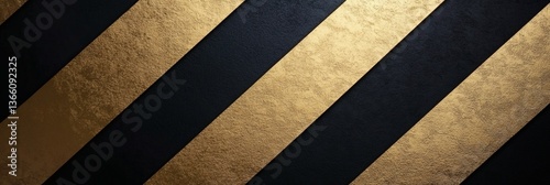 Wallpaper Mural Elegant diagonal pattern, golden texture on dark background for design Torontodigital.ca