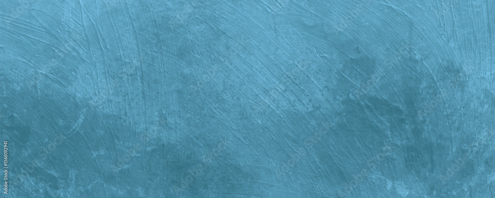 Obraz premium A Cool and Vibrant Blue Abstract Painting with Subtle and Harmonious Brushstrokes